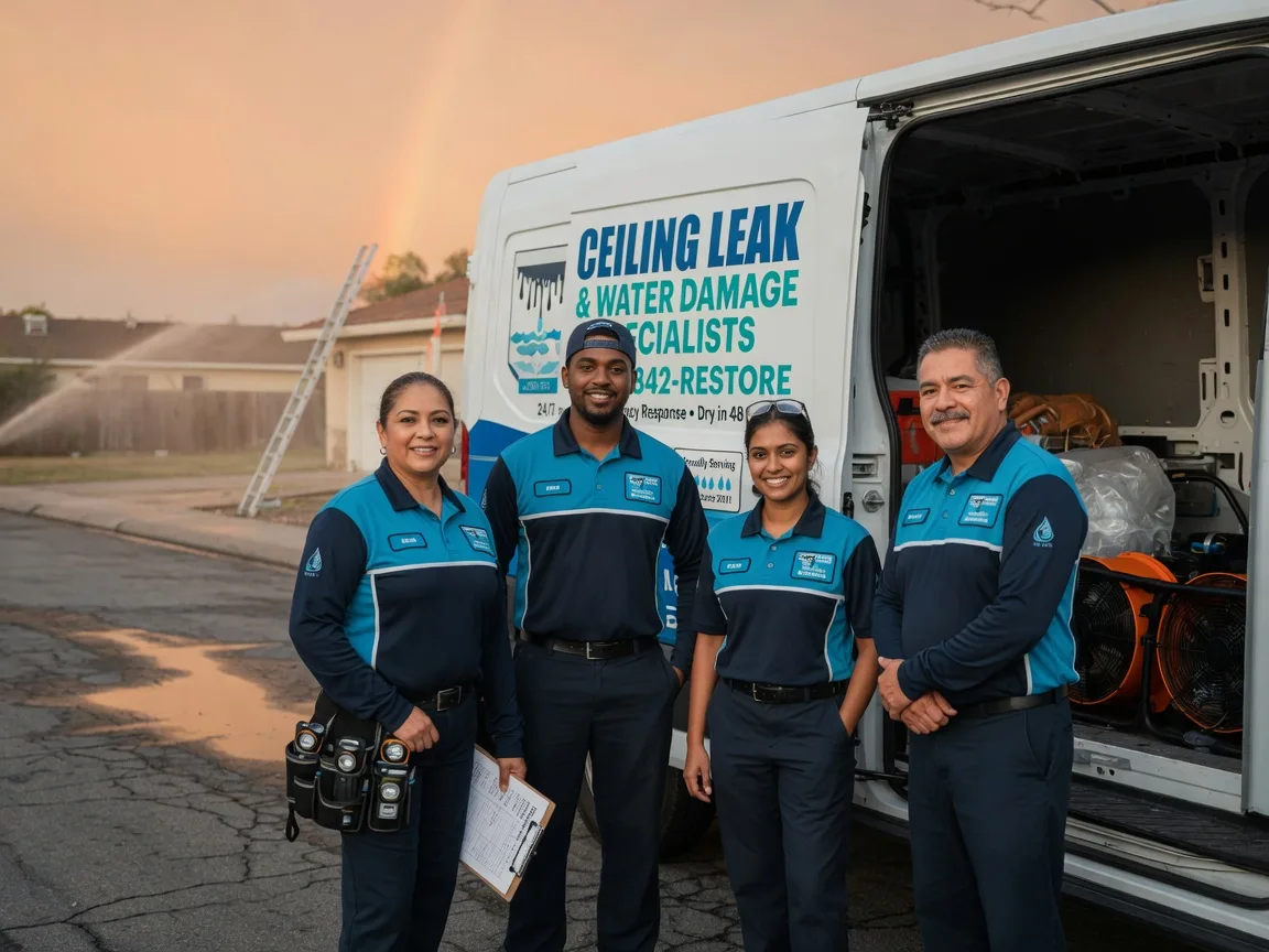 Ceiling Leak Cleanup company in Midway Park, NC